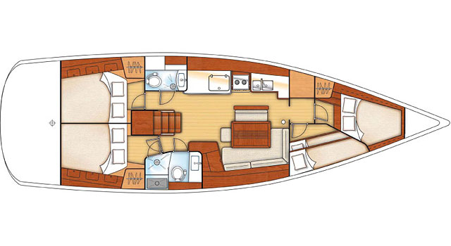 Segel Yachtcharter zu chartern bei Sunja Yachting Oceanis 46 100